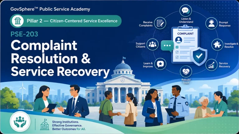 Complaint Resolution & Service Recovery