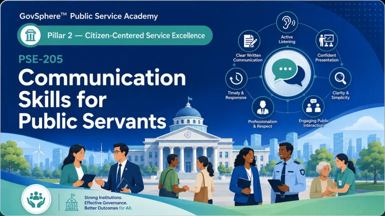 Communication Skills for Public Servants
